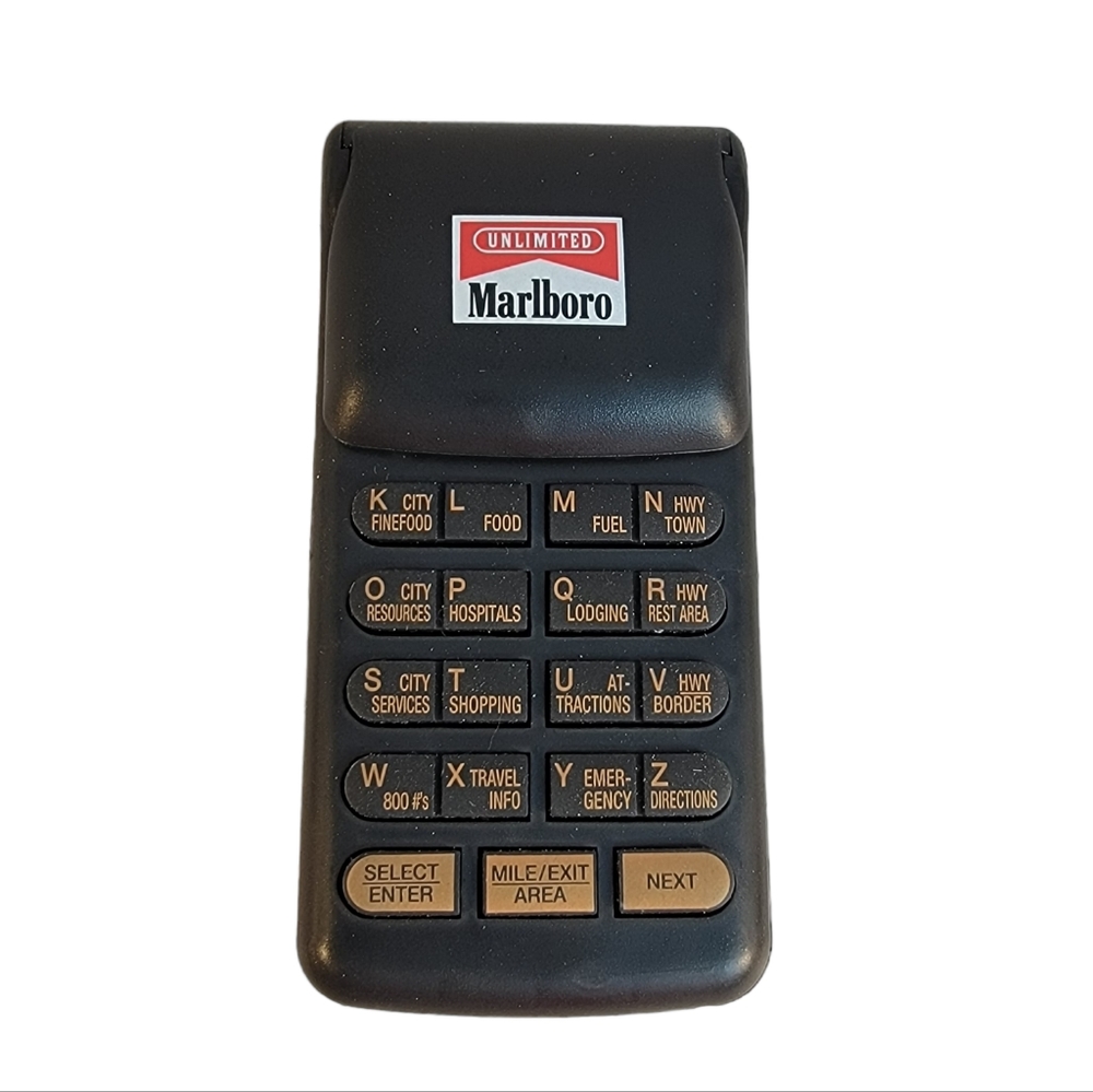 Marlboro Road Hand Vintage Early Hand Held Information Device Pre GPS